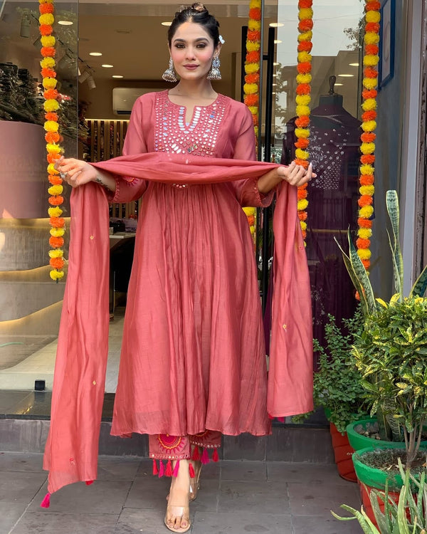 Beautiful Hit Design Anarkali 3pcs