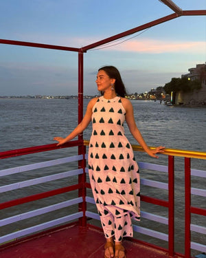 Jal Lkat Co-Ords Set in Off White