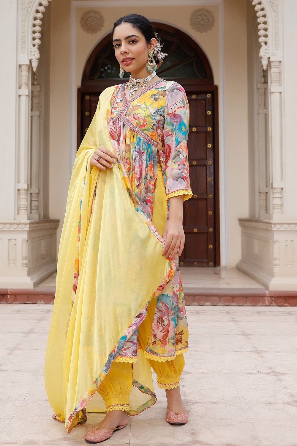 Cotton Kurta Pant & Duppata Set For All Day Comfort