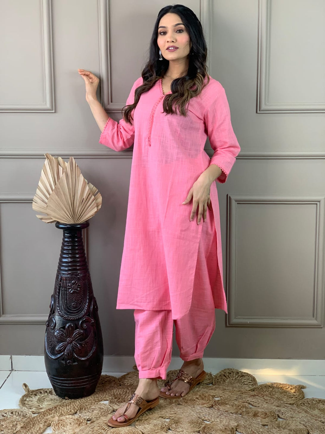 Elegant Monochrome Pant Set For Women Trendy & Comfy Everyday Outfit